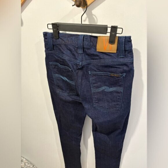 Never worn- NUDIE JEANS- GRIM TRIM - DRY Indigo - Picture 5 of 8